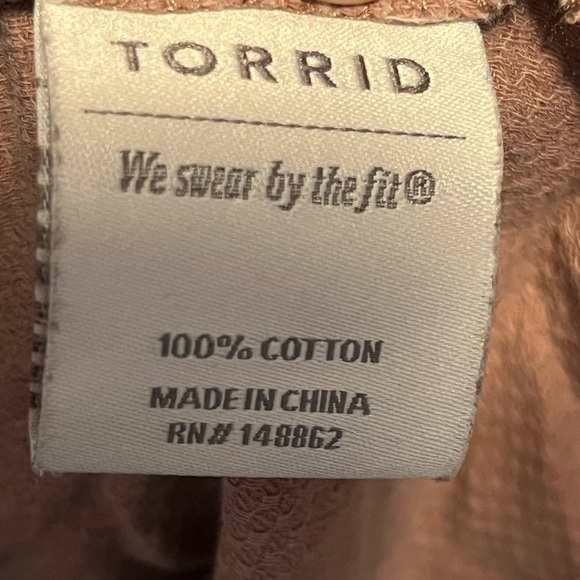 Torrid Twill Anorak Jacket Women's Pink Hooded Cotton Zip Waist Drawstring - Picture 7 of 13